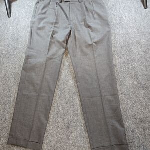 Polo Ralph Lauren Gray Wool Dress Pants Mens 38 Total Comfort
